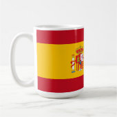 vlag van Spanje Koffiemok (Links)