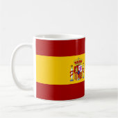 vlag van Spanje Koffiemok (Links)