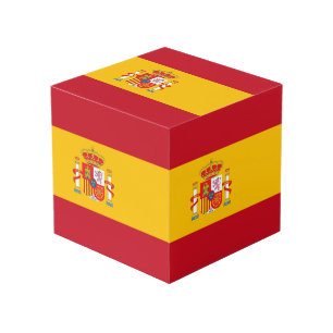 Vlag van Spanje Kubus