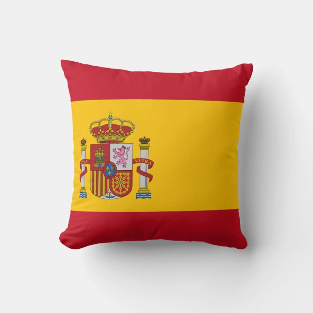Vlag van Spanje Kussen (Voorkant)