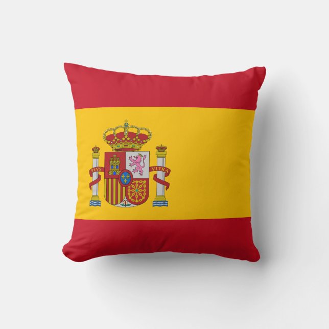 Vlag van Spanje Kussen (Voorkant)