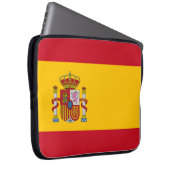 Vlag van Spanje Laptop Sleeve (Voorkant Rechts)
