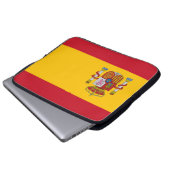 Vlag van Spanje Laptop Sleeve (Voorkant onderkant)