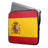 Vlag van Spanje Laptop Sleeve (Voorkant Links)
