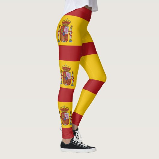 Vlag van Spanje Leggings (Rechts)