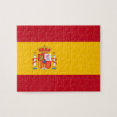 vlag van Spanje Legpuzzel (Horizontaal)