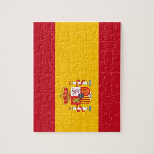 vlag van Spanje Legpuzzel (Verticaal)