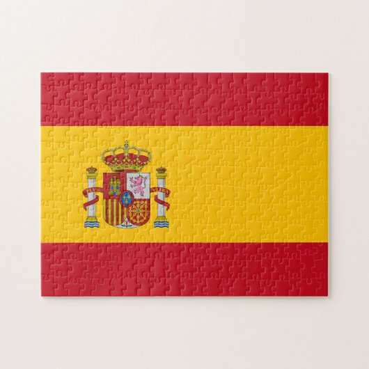 Vlag van Spanje Legpuzzel (Horizontaal)