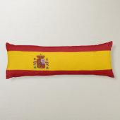 Vlag van Spanje Lichaamskussen (Achterkant)