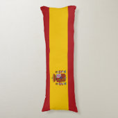 Vlag van Spanje Lichaamskussen (Voorkant Verticaal)