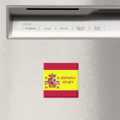 Vlag van Spanje Magneet (Insitu (Vaatwasser))