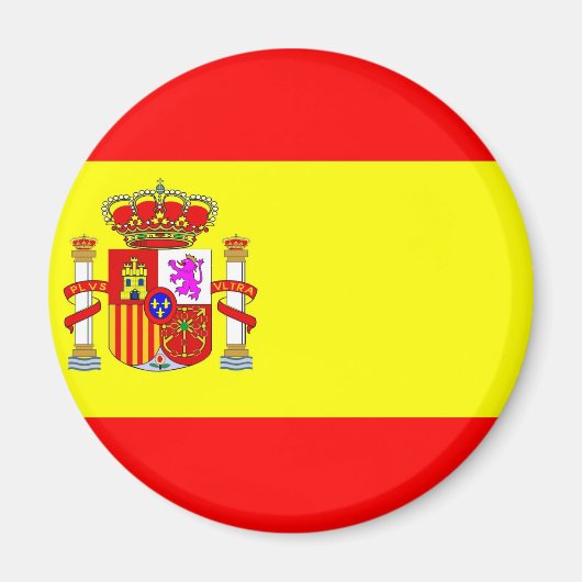 vlag van Spanje Magneet (Voorkant)