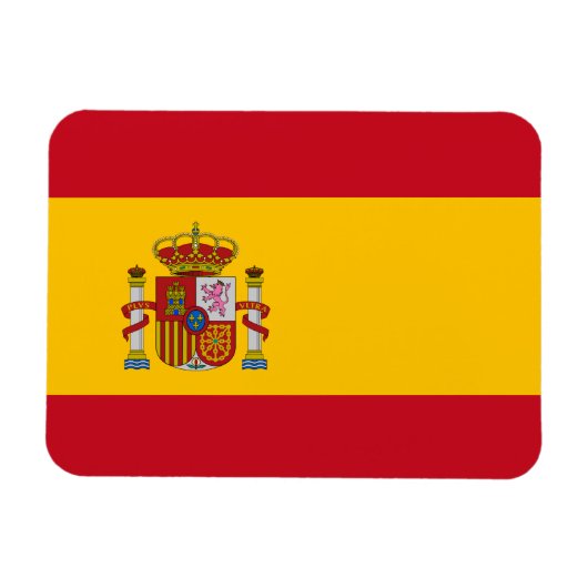 Vlag van Spanje Magneet (Horizontaal)