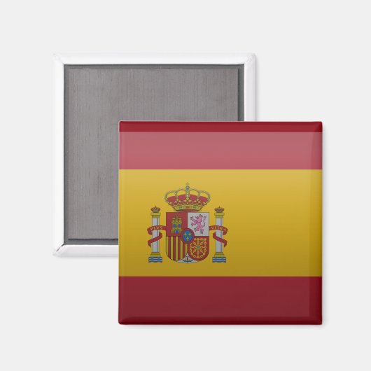 Vlag van Spanje Magneet (Voorkant / Achterkant)
