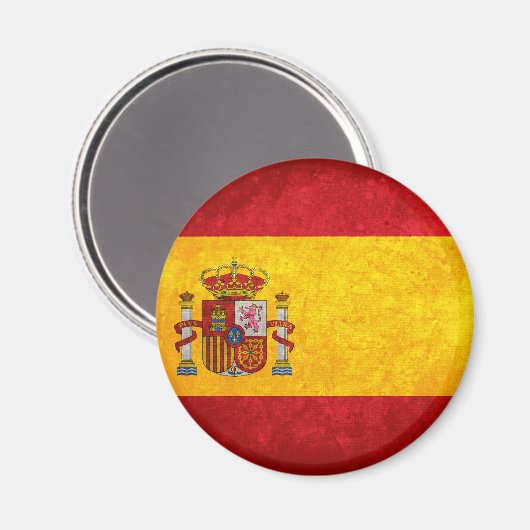 Vlag van Spanje Magneet (Voorkant / Achterkant)