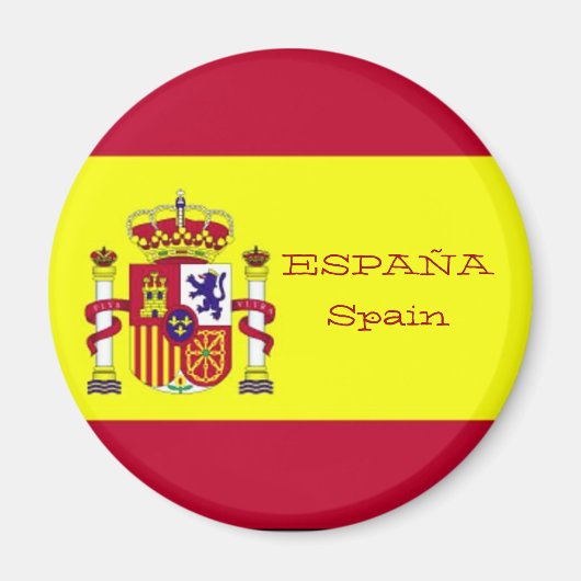 Vlag van Spanje Magneet (Voorkant)