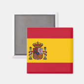 Vlag van Spanje Magneet (Voorkant / Achterkant)