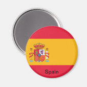 Vlag van Spanje Magneet (Voorkant / Achterkant)