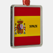 Vlag van Spanje Metalen Ornament (Rechts)