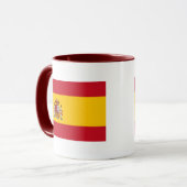vlag van spanje mok (Voorkant links)