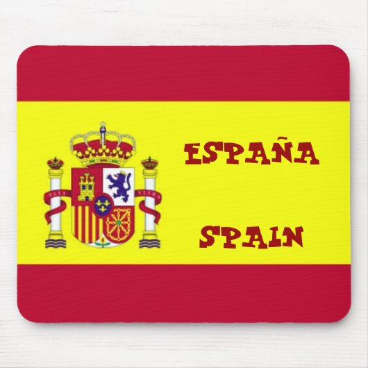Vlag van Spanje Muismat (Voorkant)