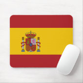 Vlag van Spanje Muismat (Met muis)