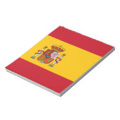 Vlag van Spanje Notitieblok (Linkerzijde)