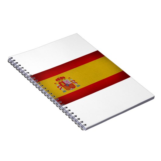 Vlag van Spanje Notitieboek (Rechterzijde)