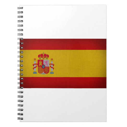 Vlag van Spanje Notitieboek (Voorkant)