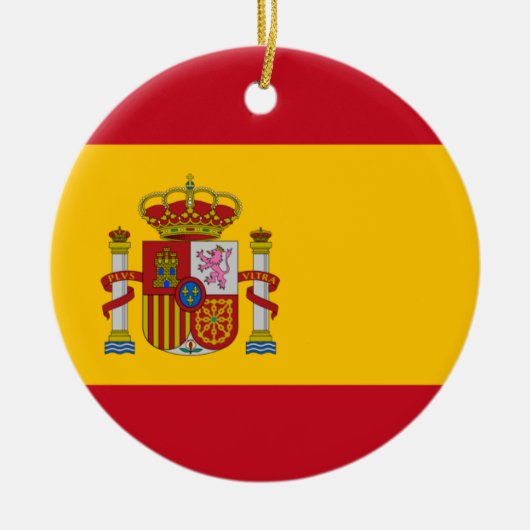 Vlag van Spanje Ornament (Voorkant)