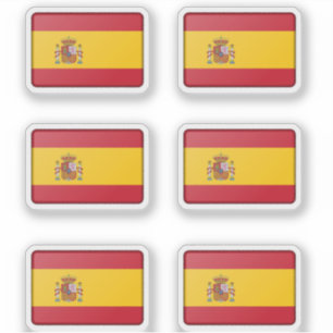 Vlag van Spanje Pakket Sticker