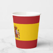 Vlag van Spanje Papieren Bekers (Links)