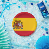 vlag van Spanje Papieren Bordje (Feest)
