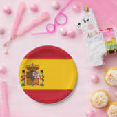 vlag van Spanje Papieren Bordje (Feest)
