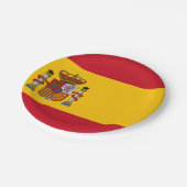 vlag van Spanje Papieren Bordje (Gekanteld)