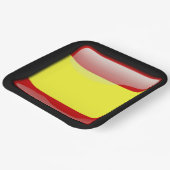 Vlag_van_Spanje Papieren Bordje (Gebogen)