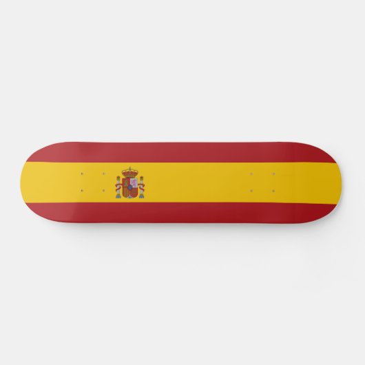 Vlag van Spanje Persoonlijk Skateboard (Horizontaal)