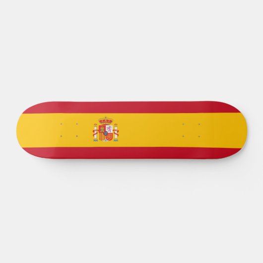 vlag van Spanje Persoonlijk Skateboard (Horizontaal)