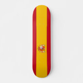 vlag van Spanje Persoonlijk Skateboard (Voorkant)