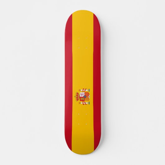 vlag van Spanje Persoonlijk Skateboard (Voorkant)
