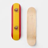 vlag van Spanje Persoonlijk Skateboard (Voorkant)