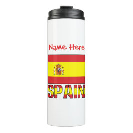 Vlag van Spanje Persoonlijk  Thermosbeker