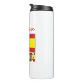 Vlag van Spanje Persoonlijk  Thermosbeker (Geroteerd rechts)