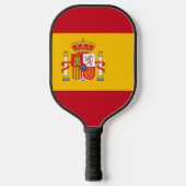 vlag van Spanje Pickleball Paddle (Voorkant)