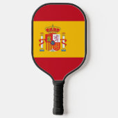 vlag van Spanje Pickleball Paddle (Achterkant)