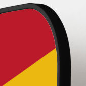 vlag van Spanje Pickleball Paddle (Links Detail)