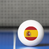 Vlag van Spanje Pingpongbal (Net)