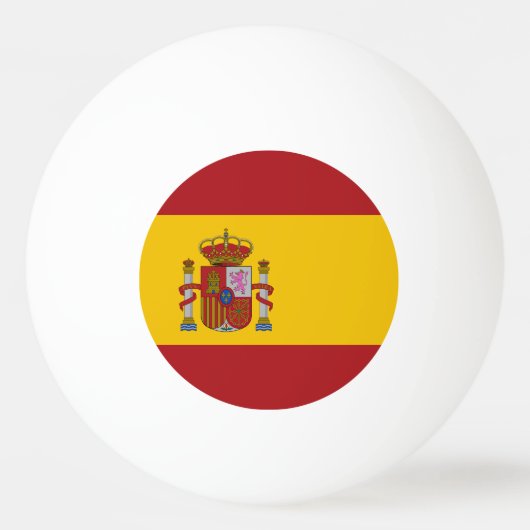 Vlag van Spanje Pingpongbal (Voorkant)