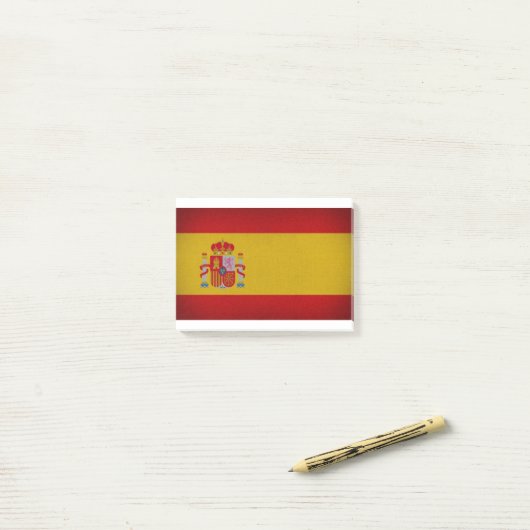 Vlag van Spanje Post-it® Notes (Op bureau)