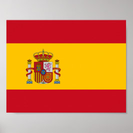 Vlag van Spanje Poster